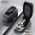thumbnail image 2 of Portable Pill Cutter & Storage Box, Food-Grade Precise Tablet Splitter, Multifunctional Medication Organizer, Cuts 1/2, 1/3, 1/4 Pills, 2 of 8