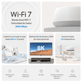thumbnail image 3 of TP-Link Deco BE22 Sistema WiFi 7 Mesh BE3600 Doble Banda Cobertura para Todo el Hogar Conecta Más de 150 Dispositivos Paquete de 3 Nodos, 3 of 7