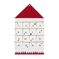 thumbnail image 2 of Fiudx Calendario de Cuenta Regresiva para Navidad, 24 Bolsillos para Colgar En La Pared, Tela Resistente, Decoración Festiva para El Hogar, Fácil de Guardar, Diseño Reutilizable, Alegría Navideña, 24, 2 of 6