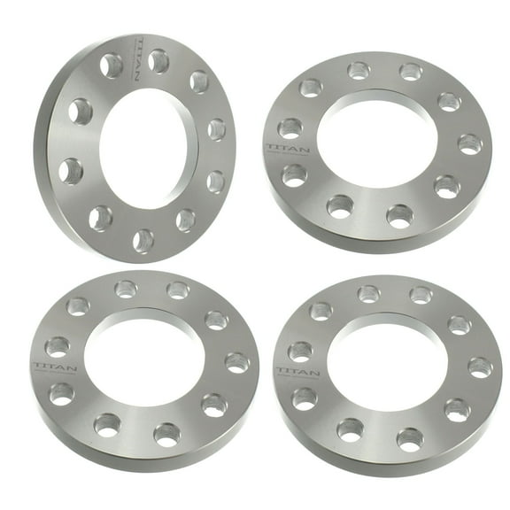 1/4" Titan Wheel Spacers for Jeep Grand Cherokee Commander Wrangler | 5x5 (5x127) | Set of 4