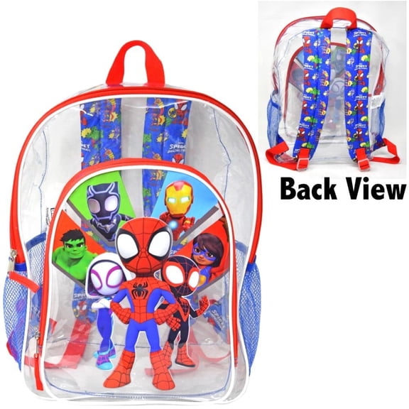Spidey & Friends Transparent 16" Backpack