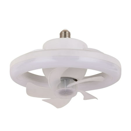 

New Shake Head Fan Super Bright Silent Small Ceiling Light Living Room Bedroom Ceiling Light E27