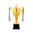 thumbnail image 2 of Competiciones Premio Trofeo con Base Trofeo de Fútbol Celebraciones Deportivas Trofeo de Oro Primer Lugar Premio Trofeo Copa , 14x29cm, 2 of 8