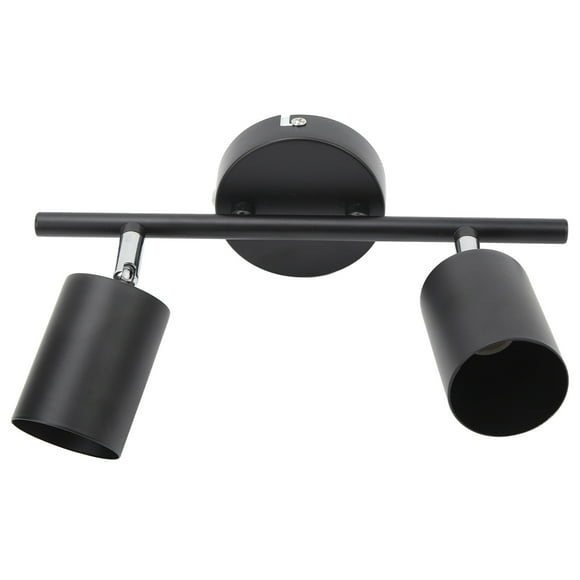 LED Track Light Kit, Track Lighting Kit Matte Black GU10 Base For Kitchen