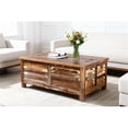 thumbnail image 2 of Pemberly Row Reclaimed Wood Storage Coffee Table in Natural Brown, 2 of 4