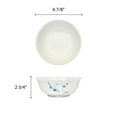 thumbnail image 2 of Excellante Blue Bamboo Melamine Dinnerware Collection 32 Oz, 6 7/8" Swirl Bowl, Comes in Dozen, 2 of 4