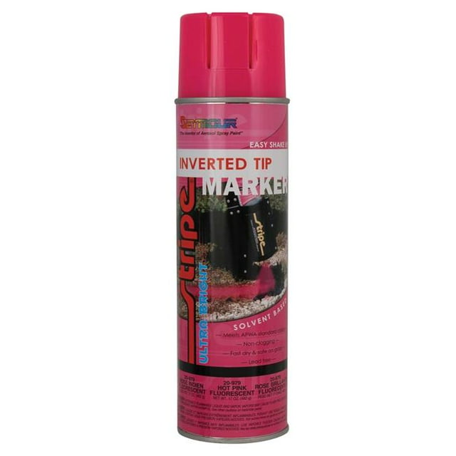Seymour SM20-979 Peinture de Marquage à Base de Solvant à Pointe Inversée de 20 oz, Rose Fluorescent