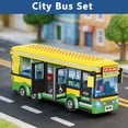 thumbnail image 5 of School Bus Building Set - 488 Pcs Realistic Educational Toy with Moving Wheels, STEM Construction Kit Compatible with Major Brands, 5 of 7