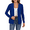 ·Royal Blue, variant on FIUFY Cardigan Button Down Shirts for Woman Long Sleeve Casual Lightweight Sweaters with Pockets