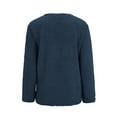 thumbnail image 5 of Fleece Cardigan Sweaters for Women Soft Long Sleeve Jacket with Pockets Button Down Open Front Fall Clothes, 5 of 5