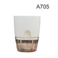 thumbnail image 3 of CAROOTU Cache-Pot de Plante Intérieur Plastique Rotin Cache-Fleur Rond Décor Moderne Jardinière, 3 of 7