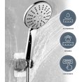 thumbnail image 2 of Shower Head Holder Strong Adhesive Adjustable Handheld Shower Wand Holder No Drilling Wall Mount Bracket, 2 of 5