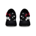 thumbnail image 4 of Firefighter Dalmatian Fire Dog Back The Red Shoes Sneakers Black Size 10.5, 4 of 7