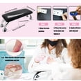 thumbnail image 4 of DONGYUNAI Reposabrazos para Nails Tech, Reposabrazos para manicura grande, cojín para reposabrazos de uñas, cojín para uñas de cuero de microfibra, mesa de técnico, accesorios para decoración de uñas,, 4 of 5