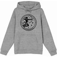 thumbnail image 4 of Sagittarius Zodiac Sign Adult Heather Gray Long Sleeve Hoodie-3XL, 4 of 6