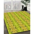 thumbnail image 2 of Ahgly Company Indoor Rectangle Patterned Dark Golden Rod Brown Area Rugs, 8' x 12', 2 of 6