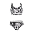 thumbnail image 5 of Kdxio Tiger Butterfly Floral Art for Womens High Waisted Bikini Top Sports Style Two Piece Bathing Suits, 5 of 5