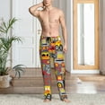 thumbnail image 3 of Cauagu Cars Mens Pajama Pants Sleep & Lounge Pants,PJ Bottoms with Pockets-Small, 3 of 7