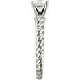 thumbnail image 3 of Pompeii 1/2ct Diamond Solitaire Rope Engagement Ring 14K Gold (G,VS), 3 of 3