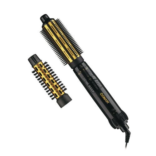 Conair Supreme 2in1 Hot Air Styling Brush, Black and Gold Walmart