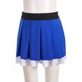 thumbnail image 3 of iiniim Kids Girls School Uniform Cheerleading Performance Skorts Skater Tennis Scooter Pleated Skirts Blue 10, 3 of 7