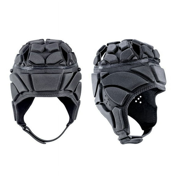 Adjustable Rugby EVA Padded Headgear Football Goalkeeper Soft Head Protective Helmet Protector for Unisex Kids Youth Adults