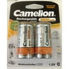 Camelion Advanced Formula C Rechargeable NiMH Batteries 3500mAh 2 Pack Retail