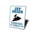 thumbnail image 4 of Jet Skier Parking Novelty Sign, Metal Wall Decor - 10x14 inches, 4 of 4