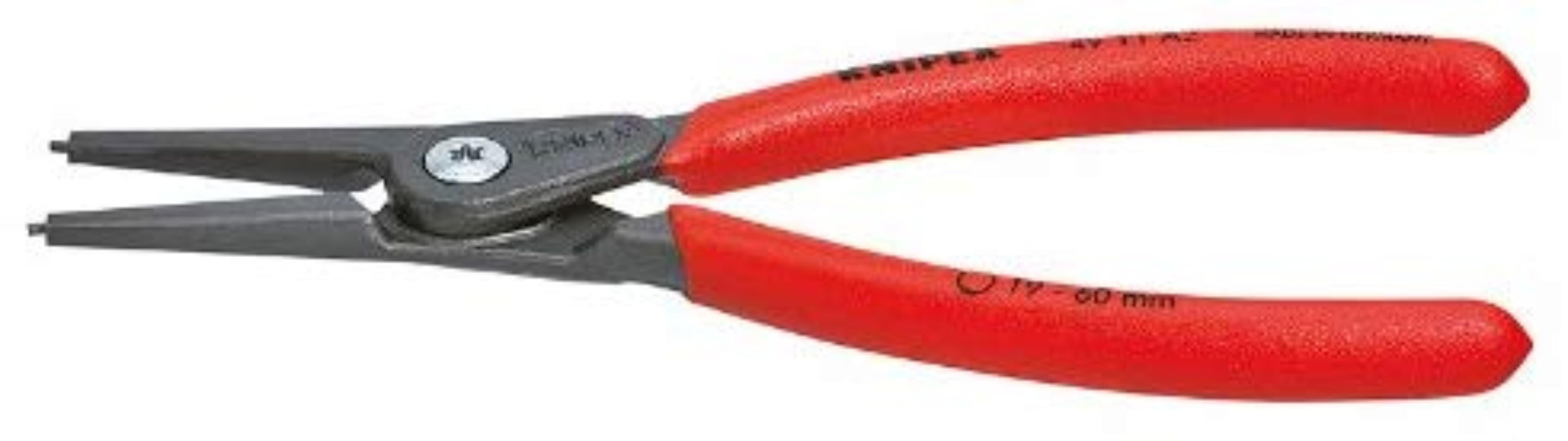 Knipex 4911A3 External Straight Precision Retaining Ring Pliers 9Inch