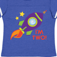 thumbnail image 4 of Inktastic 2nd Birthday Rocketship Space Party Boys or Girls Toddler T-Shirt, 4 of 5