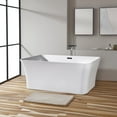 thumbnail image 2 of Dreamwerks 66.9 in. Acrylic Rectangular Flat-bottom Not-Whirlpool Bathtub in Glossy White, 2 of 9