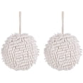 thumbnail image 1 of Paquete de 2 toallas de mano de chenilla,Toallas de mano de cocina con lazo,Toallas de mano de baño para colgar,Paños de secado rápido para limpieza,Toallas de mano de microfibra absorbentes suaves, 1 of 5