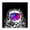 Astronaut Nebula Vivid, variant on Stupell Industries Modern Astronaut with Modern Splash Black Framed Giclee Art, 12 x 12, by Lazar Studio