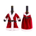 thumbnail image 2 of KG Navidad Decoraciones navideñas Vestido navideño Creativo Funda para Botella de Vino Disfraz de Papá Noel Bolsa de Regalo para Botella de Vino, 2 of 4