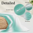 thumbnail image 3 of Ombre Teal Green Throw Pillow Cover 20 x 36 Inch Decorative Pillow Cover Modern Abstract Art Gradient Lumbar Pillowcase Seasonal Rectangle Cushion Case for Couch Sofa Bed Living Room, 3 of 9