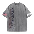 thumbnail image 4 of CONZONE 250Th Anniversary Usa Mens T-Shirts Short Sleeve 4Th Of July T Shirts for Men Crew Neck Patriotic Usa Flag Graphic Independence Day Tee Tops, 4 of 4