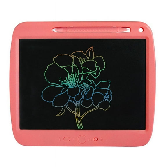 2024 TOP! Rechargeable LCD Writing Tablet for Kids, 9 Inch Colorful Doodle Board, Erasable Drawing Pad,Pink