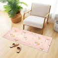 thumbnail image 6 of Haosy Corgi and Footprints Bathroom Rugs Non Slip Absorbent Soft Plush Quick Dry Bath Mat, 39"x20", 6 of 8