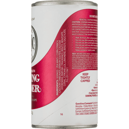 SoftSheen-Carson Magic Extra Strength Shaving Powder, Razorless Shaving for Textured Beards, 5 oz