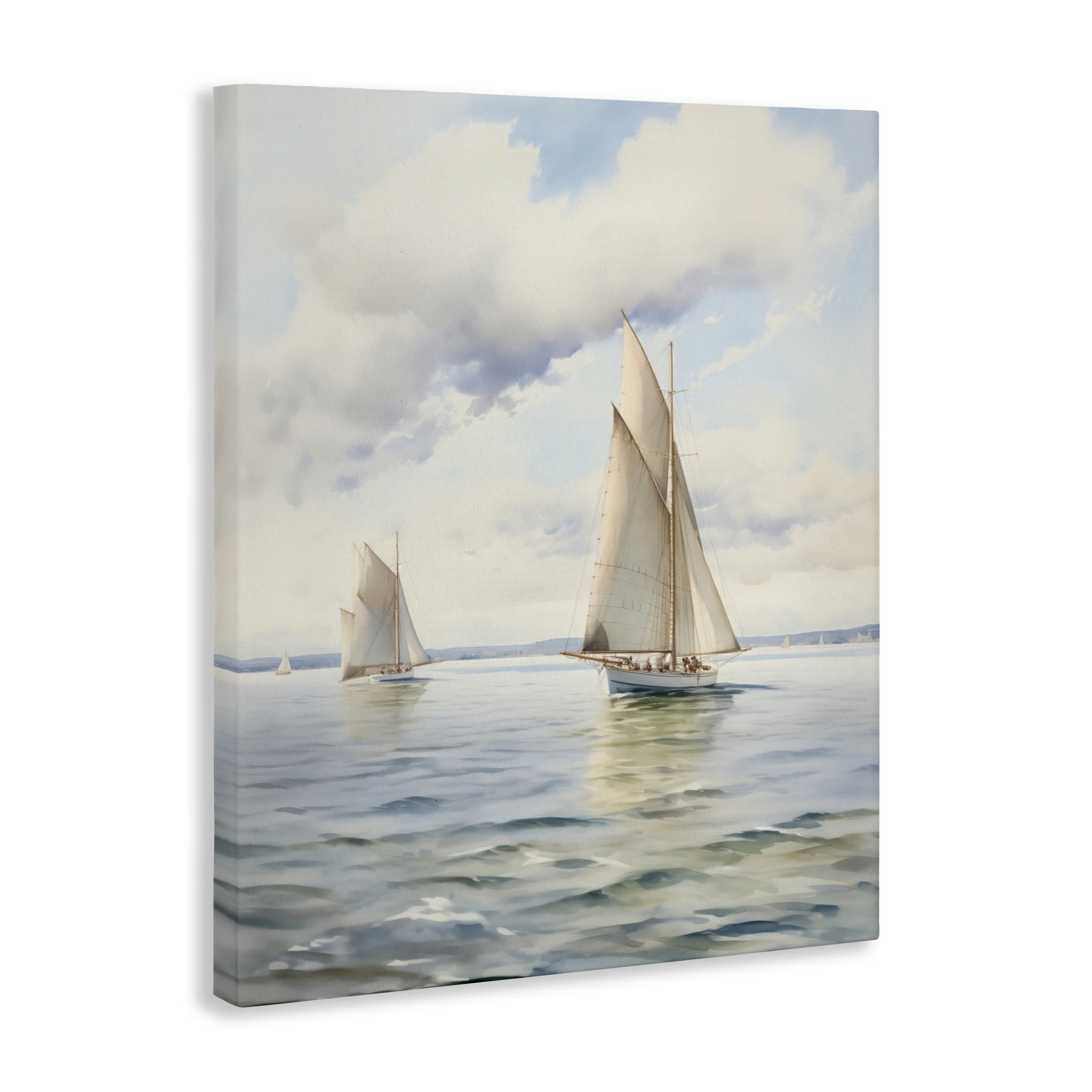 Stupell Industries Sailing Toward a Tranquil Horizon Canvas Wall Art, design by LSR Design Studio