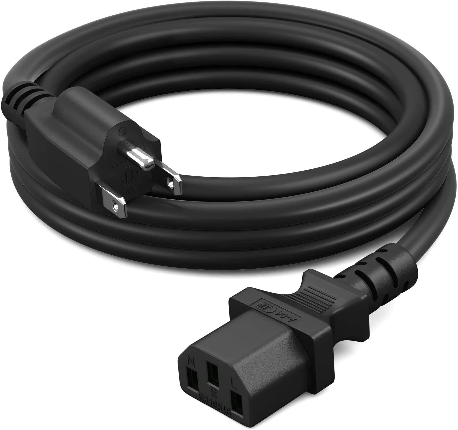 Maximm 6 Feet Universal Computer Monitor Power Cord, C13 Power Cable for Monitor, PC, Desktop