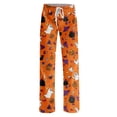 thumbnail image 4 of Womens Halloween Comfy Pajama Pants Bat Print Casual Elastic Waist Pjs Lounge Pants, 4 of 5
