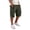Army Green #14, variant on Men Cargo Shorts Knee Length Stretch Basic Shorts Elastic Waist Casual Drawstring Vocation Hiking Shorts Cotton Twill Trendy 2026 Bermuda Shorts with Pockets Army Green L