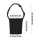 thumbnail image 4 of Tapa de vaso de bebida de mano con hebilla | Funda de tela portátil para botellas | Correa ajustable compatible con múltiples tamaños | Material de cuero duradero | 1 pieza | Negro Gris Rojo |, 4 of 7