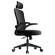 thumbnail image 2 of Silla de Oficina Flux Base EC343HR, Reposabrazos Abatibles, Soporta hasta 100Kg, Color Negro, 2 of 4