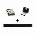 thumbnail image 4 of Chenyang CY Down Angled USB 2.0 Type-A Male to Female Extension Data Flat Slim FPC Cable for FPV and Disk and Scanner and Printer, 4 of 7