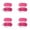 Hot Pink, variant on 1-4Pcs 7.4x3 Inch Soft Sleep Mask Eye Mask Blindfold Block Out Light - for Travel Shift Work & Meditation, Lightweight Shading Eye Protection Rest Eye Mask