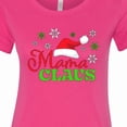 thumbnail image 4 of Inktastic Mama Claus with Christmas Santa Hat and Snowflakes Women's T-Shirt, 4 of 5