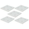 thumbnail image 4 of Accesorios de hardware, 5 piezas, placa de conexión vertical de 4 orificios, placa de unión, diseño de clase mundial, 4 of 12