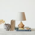 thumbnail image 2 of Bloomingville Eucalyptus Wood Table Lamp with Linen Shade, Natural, 2 of 3
